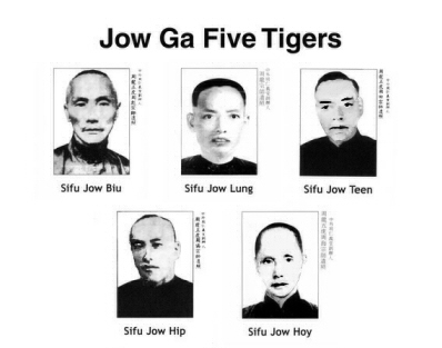 The Jow Ga Five Tigers