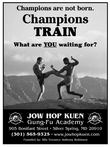 Champions are not born / Champions Train ... What are you waiting for?